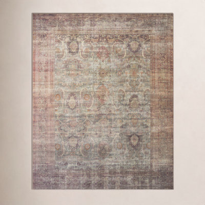 Amber Lewis x Loloi Georgie Jade Sunset Oriental Rug & Reviews